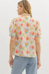 Cream Poppy Top