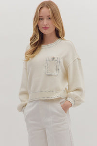 Blanket Stitch Sweater