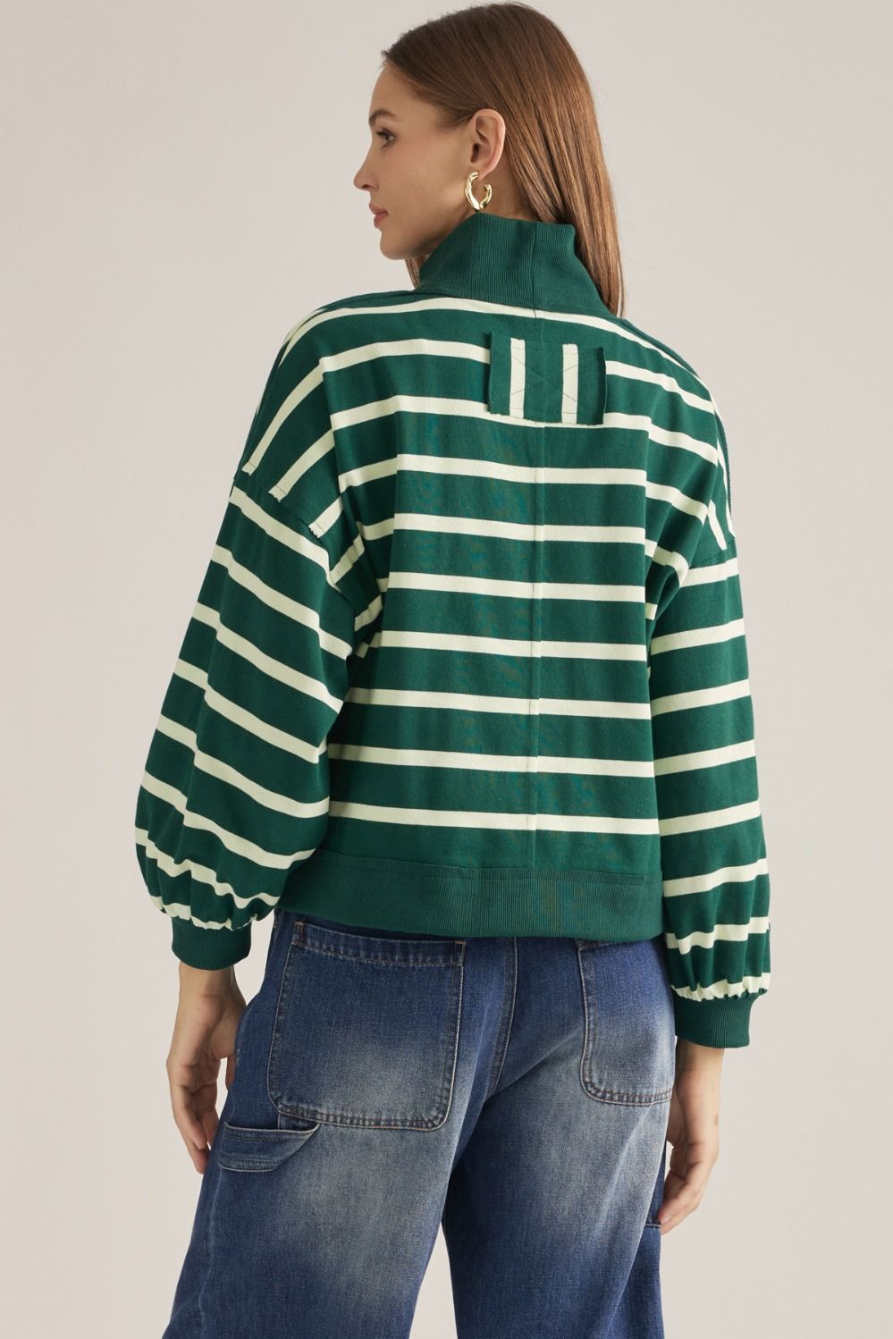 Hunter Stripe Mock