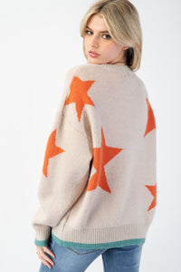 Orange Star Pullover