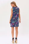 Navy Print Tank Dress