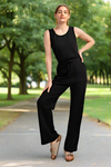 Black Scuba Jumpsuit