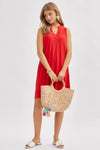 Solid Tank Dress