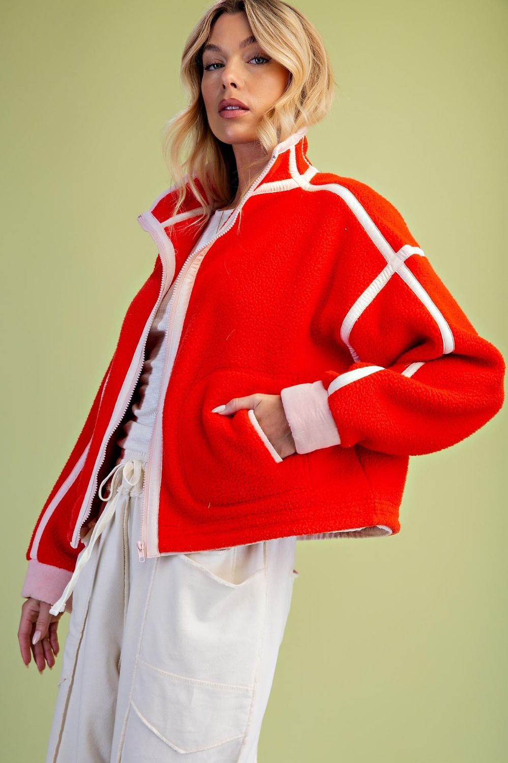 Carrot Sherpa Jacket
