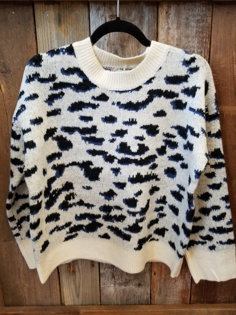 Cheetah Print Sweater