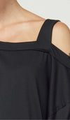 Black Cold Shoulder Detail