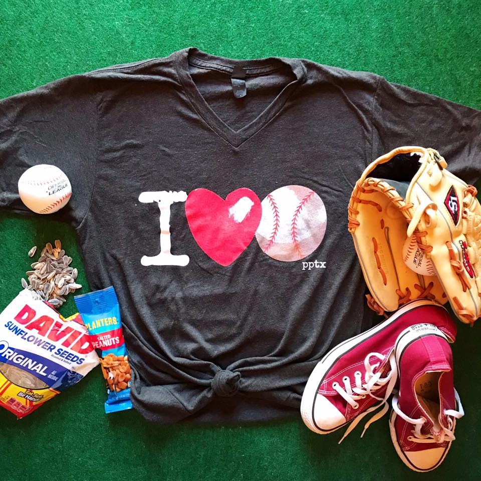 Pre-Order Adult I Love Baseball Tee