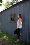 Grey Abstract Tank