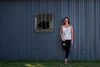 Grey Abstract Tank