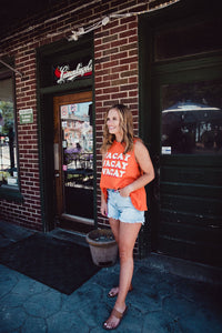 Orange Vacay Tank