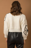 Flower embroidery Sweater