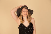 Black Button Down Cutout Dress